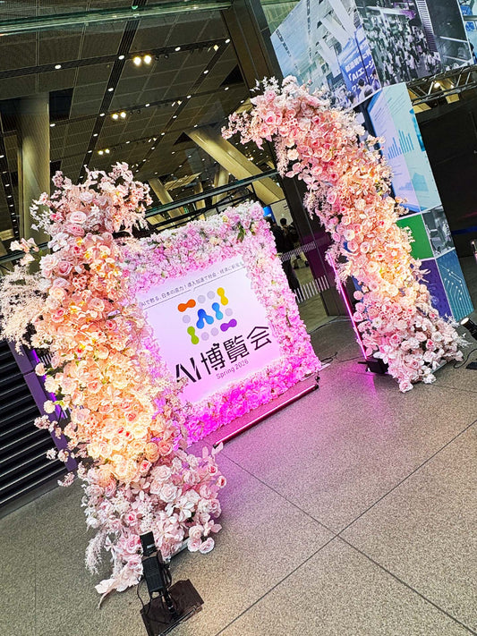 フォトスポット制作・空間演出の施工事例(ライブ会場・展示会・撮影美術)