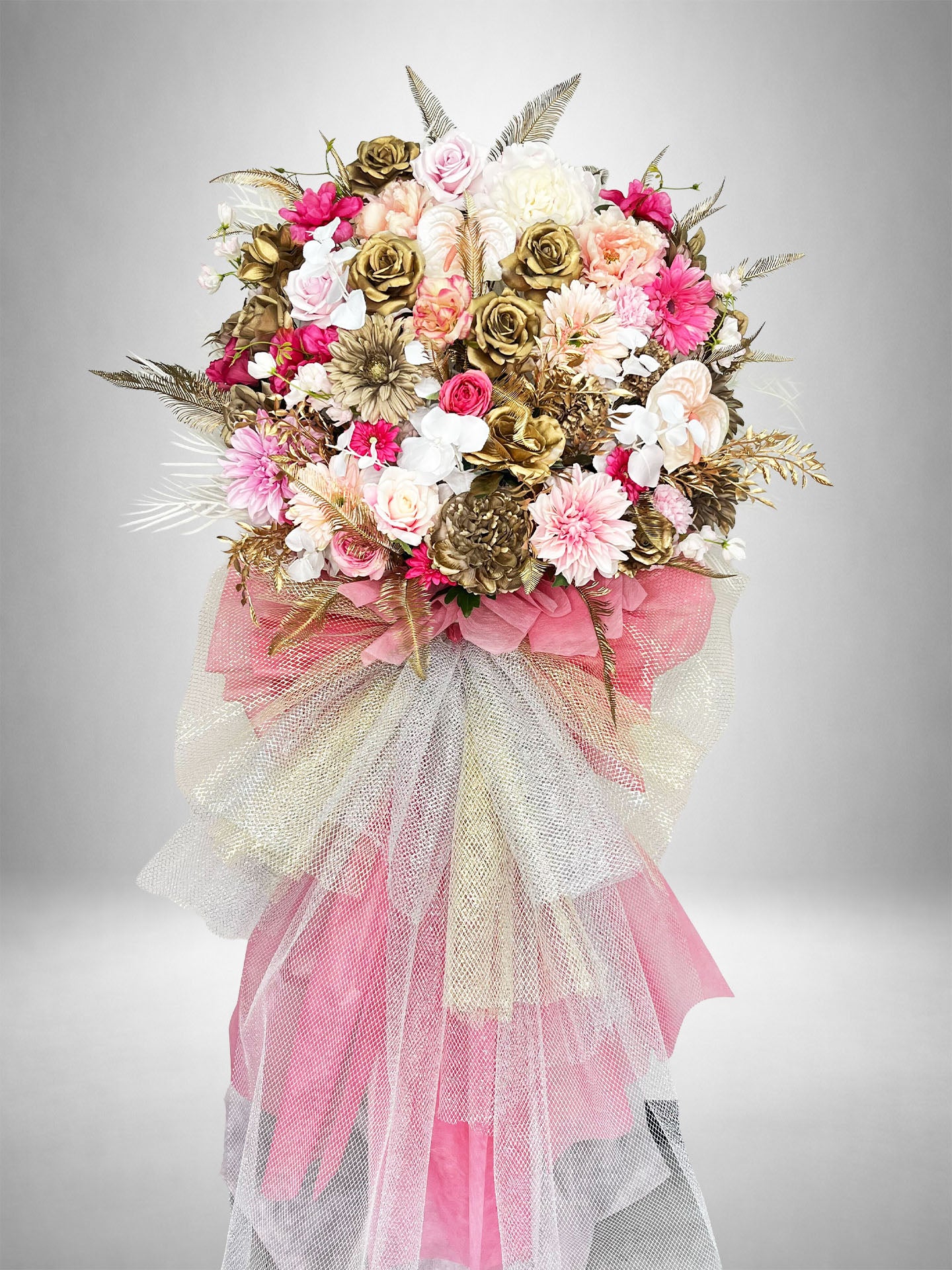 Re:Bloom] ローズクォーツゴールドスタンド – HANA GARDEN TOKYO