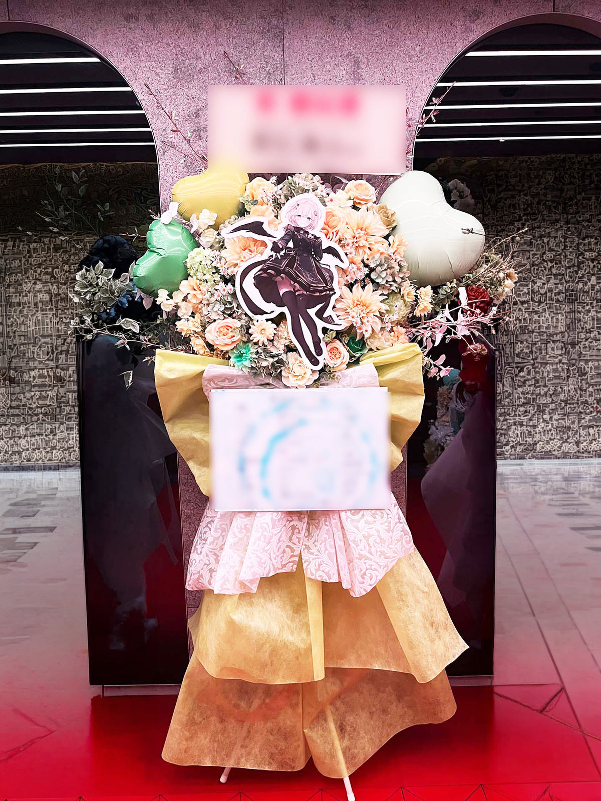 Zepp Shinjukuへお届けしたオーダーメイドのフラワースタンド|HANA GARDEN TOKYO