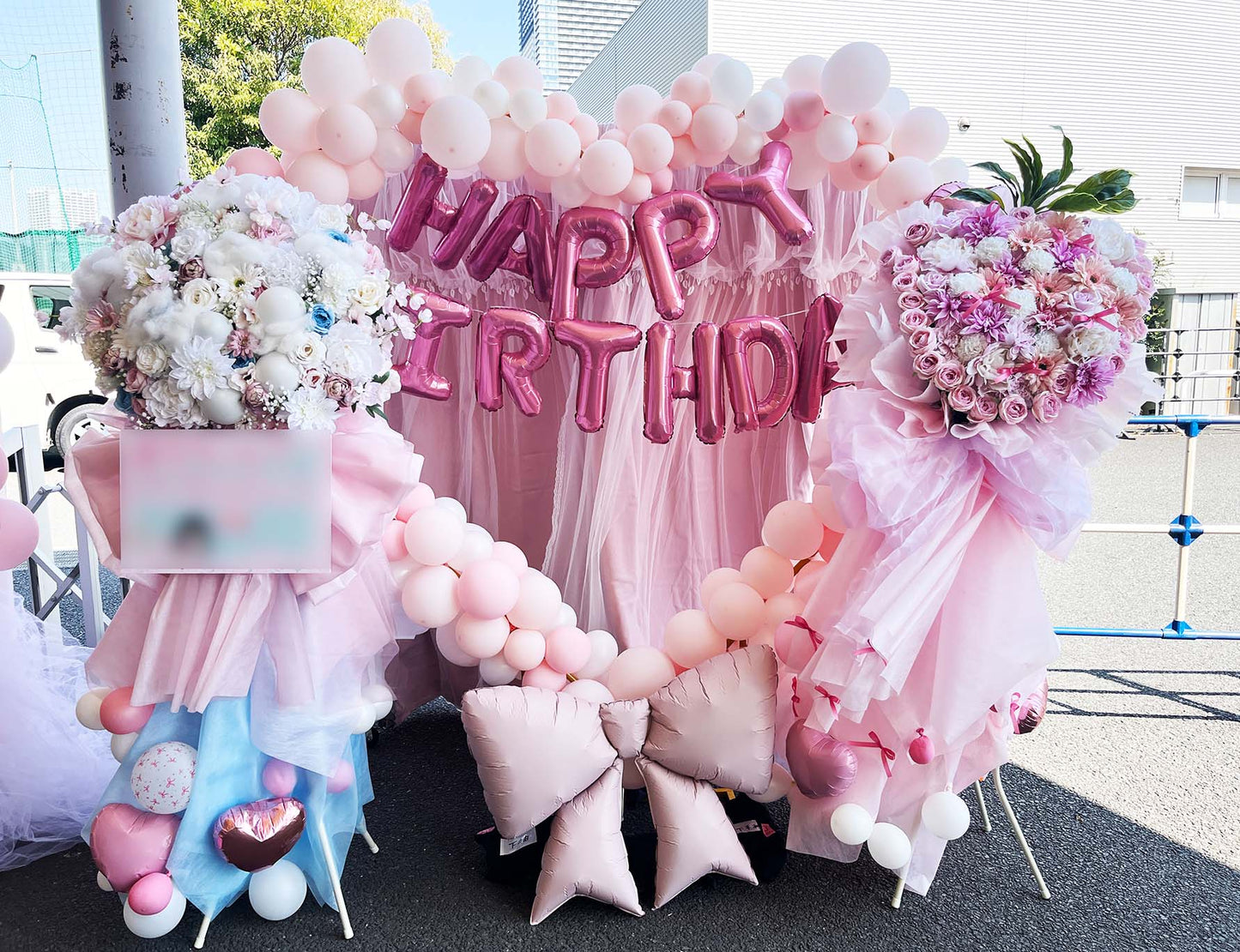 豊洲PITへお届けしたオーダーメイドのフラワースタンド|HANA GARDEN TOKYO