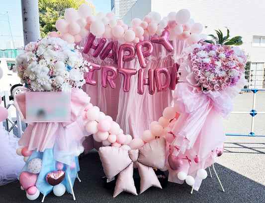 豊洲PITへお届けしたオーダーメイドのフラワースタンド|HANA GARDEN TOKYO