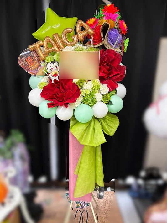京王アリーナTOKYOへお届けしたオーダーメイドのフラワースタンド|HANA GARDEN TOKYO