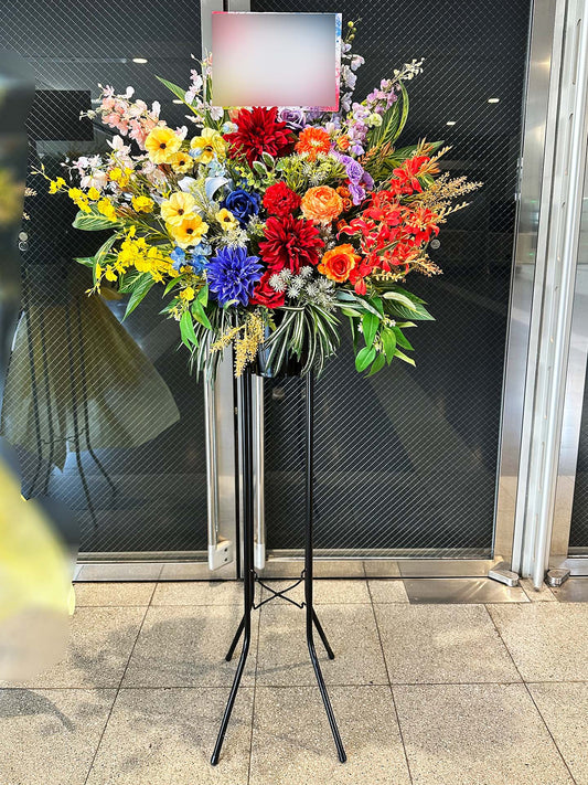 幕張メッセへお届けしたオーダーメイドのフラワースタンド|HANA GARDEN TOKYO