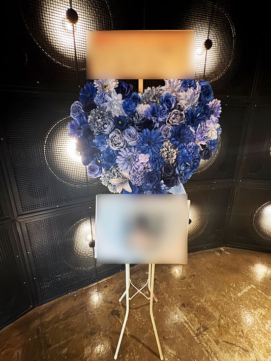 渋谷CLUBQUATTROへお届けしたオーダーメイドのフラワースタンド|HANA GARDEN TOKYO