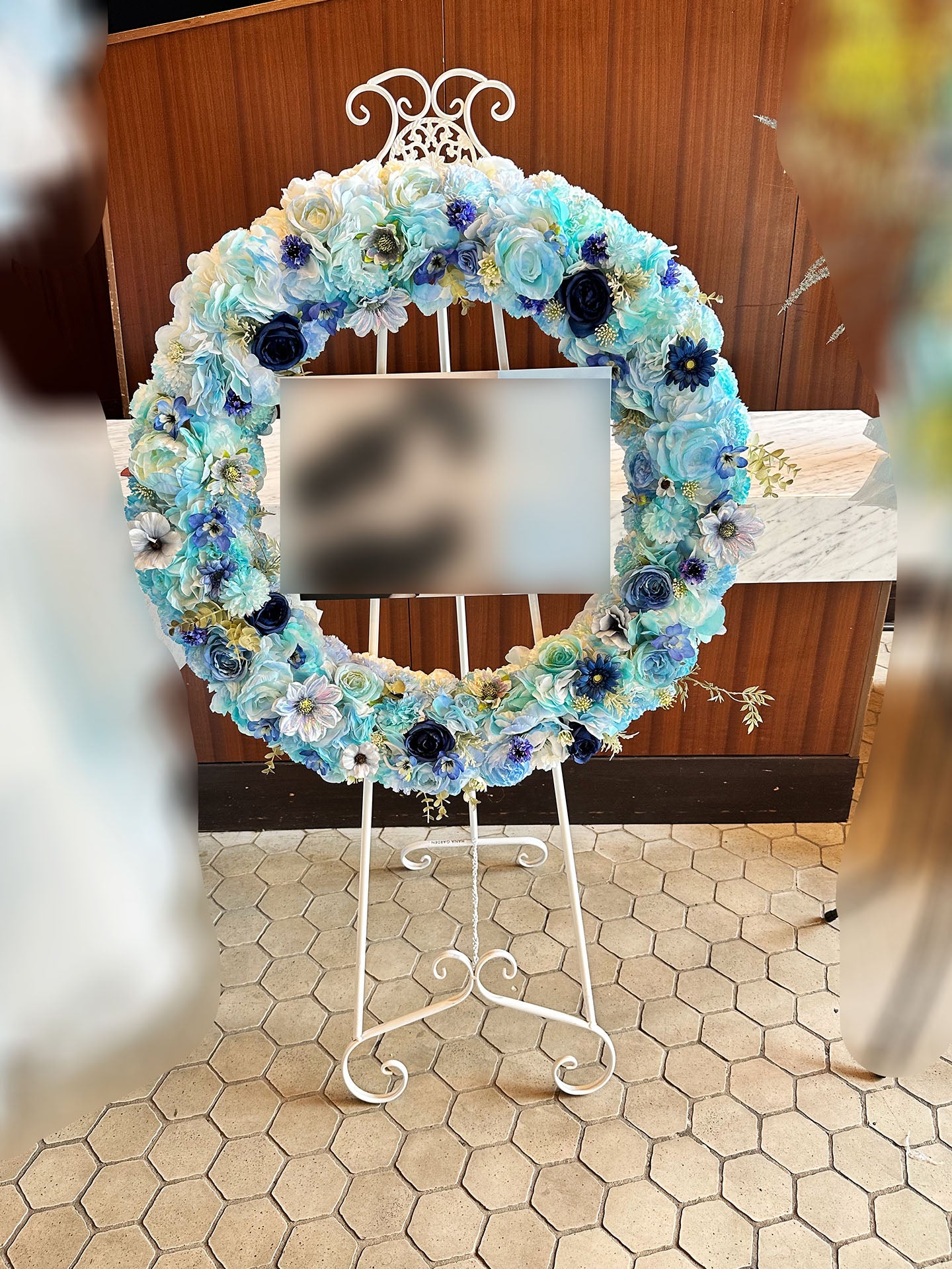 国立代々木競技場 第二体育館へお届けしたオーダーメイドのフラワースタンド|HANA GARDEN TOKYO