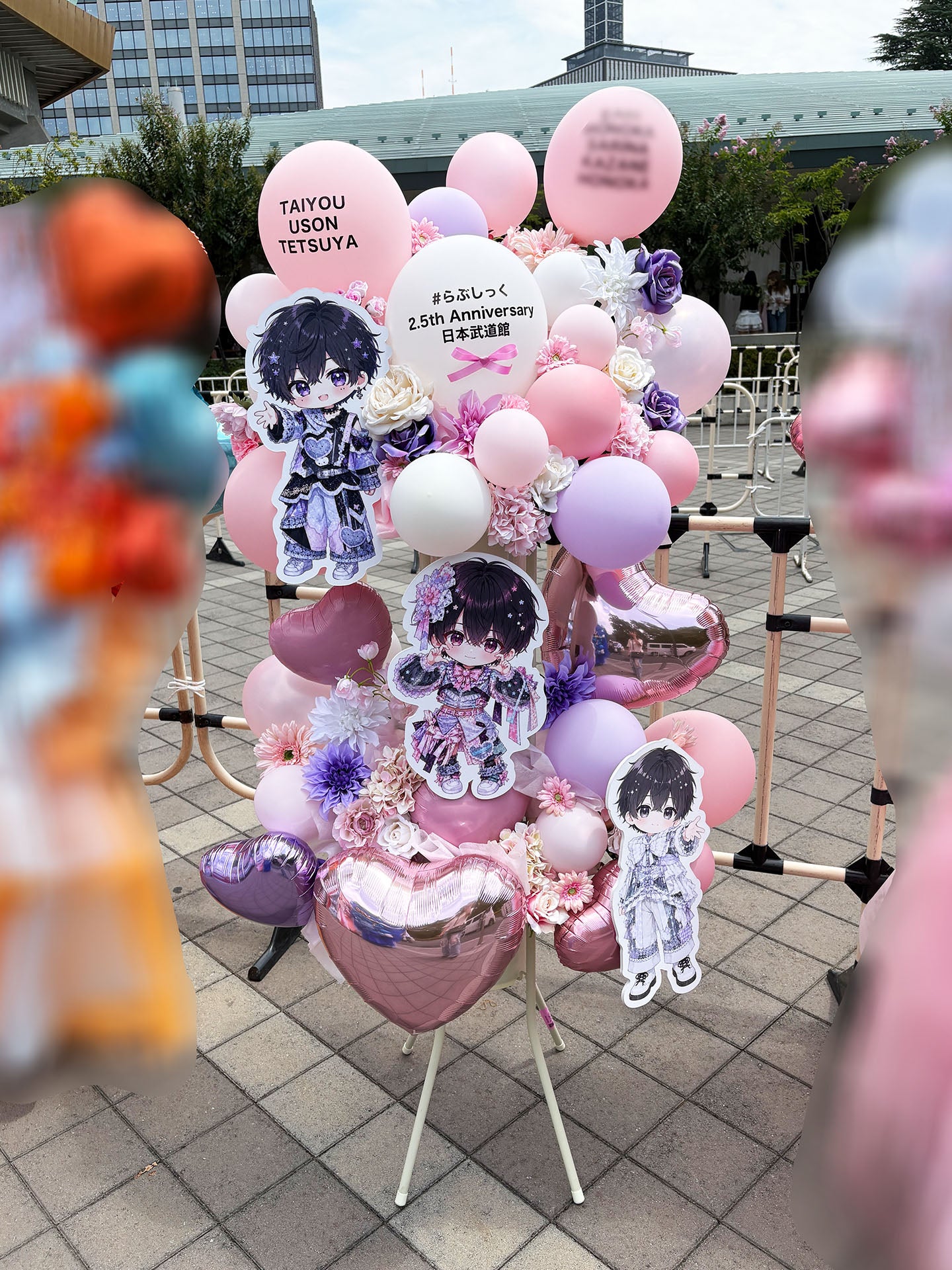 日本武道館へお届けしたオーダーメイドのフラワースタンド|HANA GARDEN TOKYO