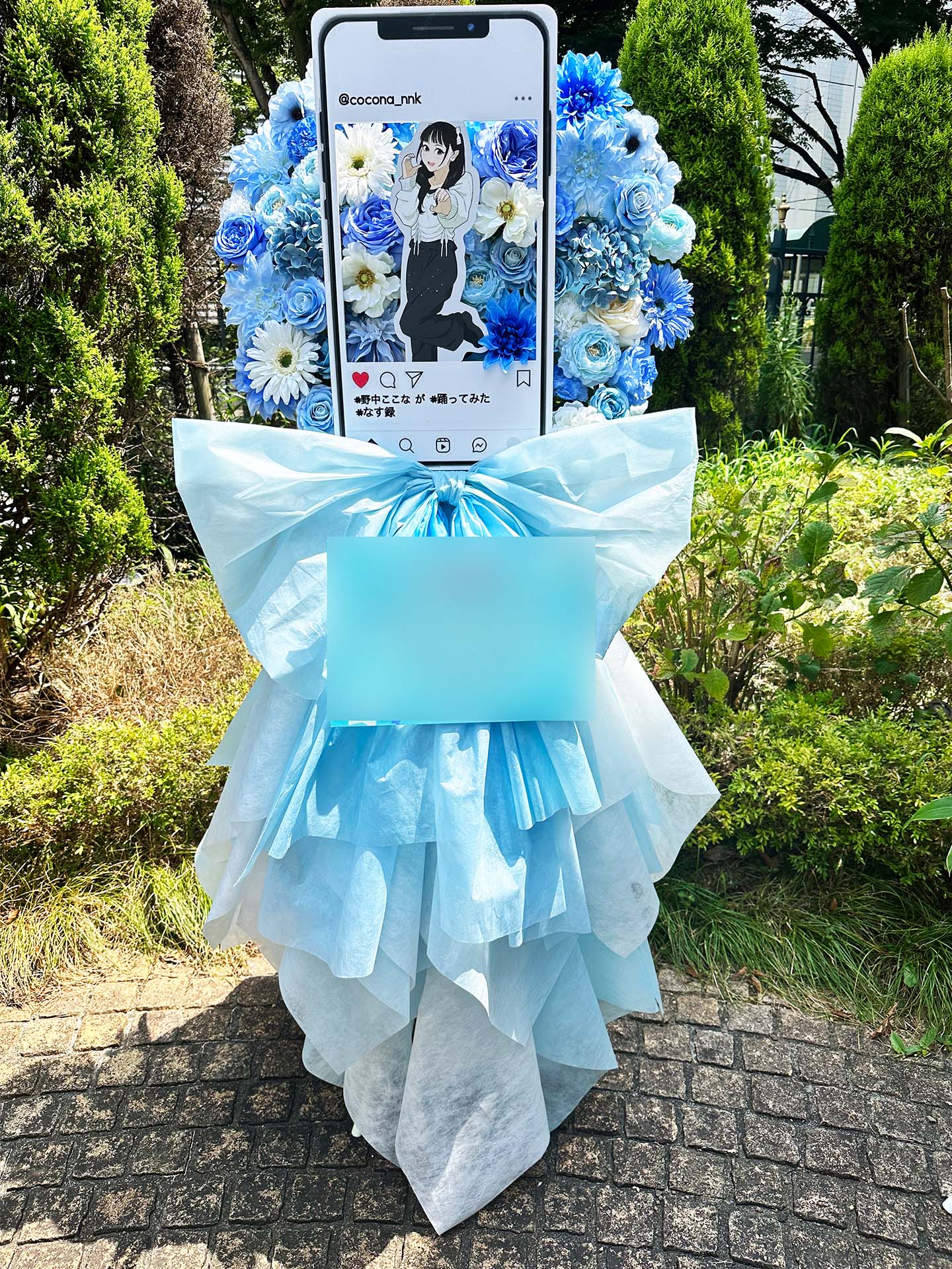 スプリングスホールへお届けしたオーダーメイドのフラワースタンド|HANA GARDEN TOKYO