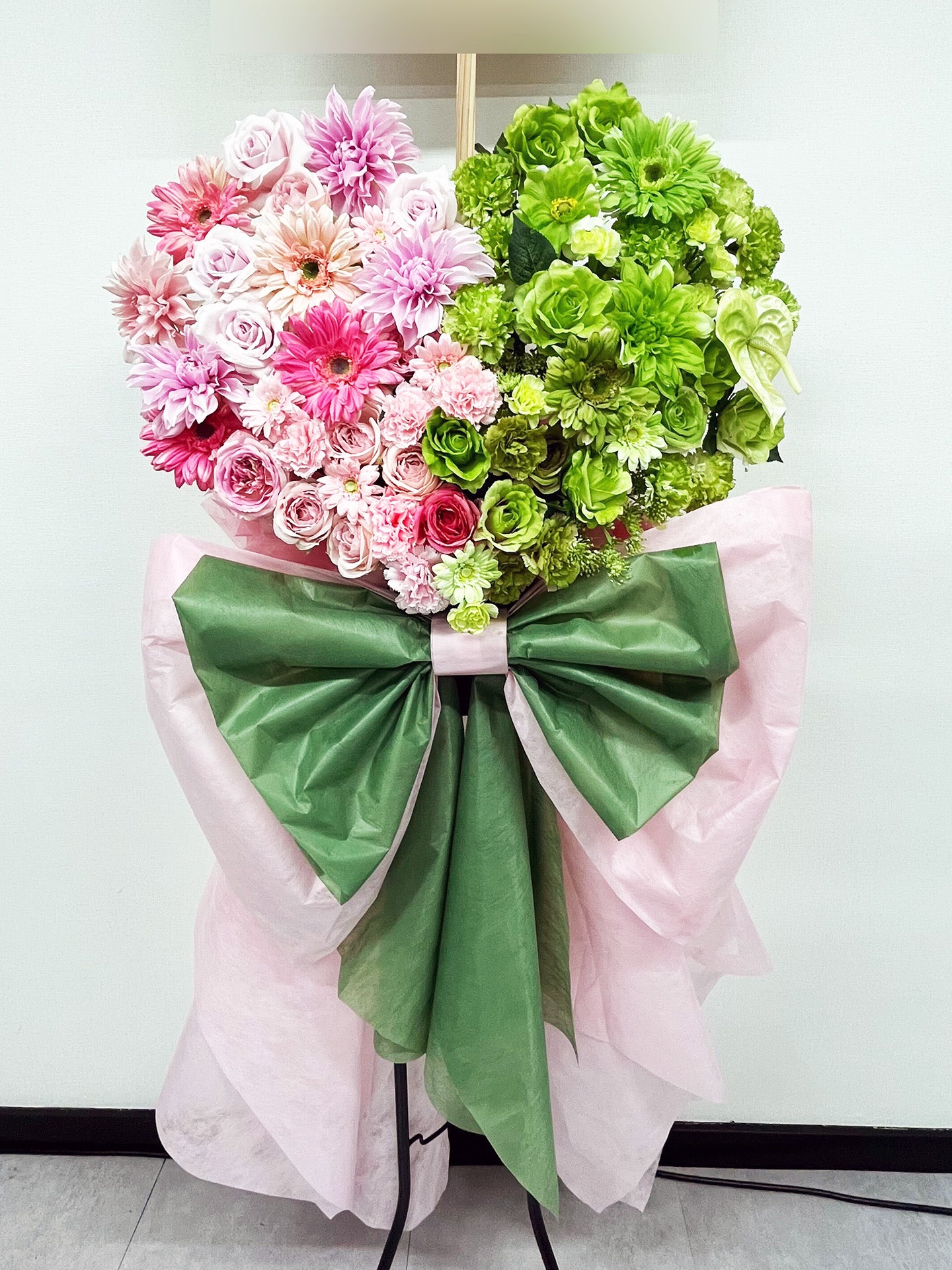 ハートスタンド花