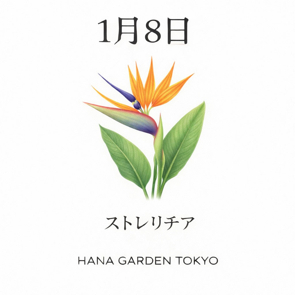 1月8日の誕生花はストレリチア｜未来へ踏み出す、自由の花