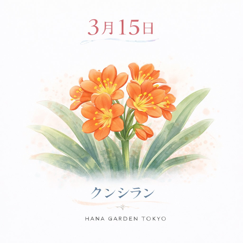 3月15日の誕生花はクンシラン｜気品あるオレンジの花