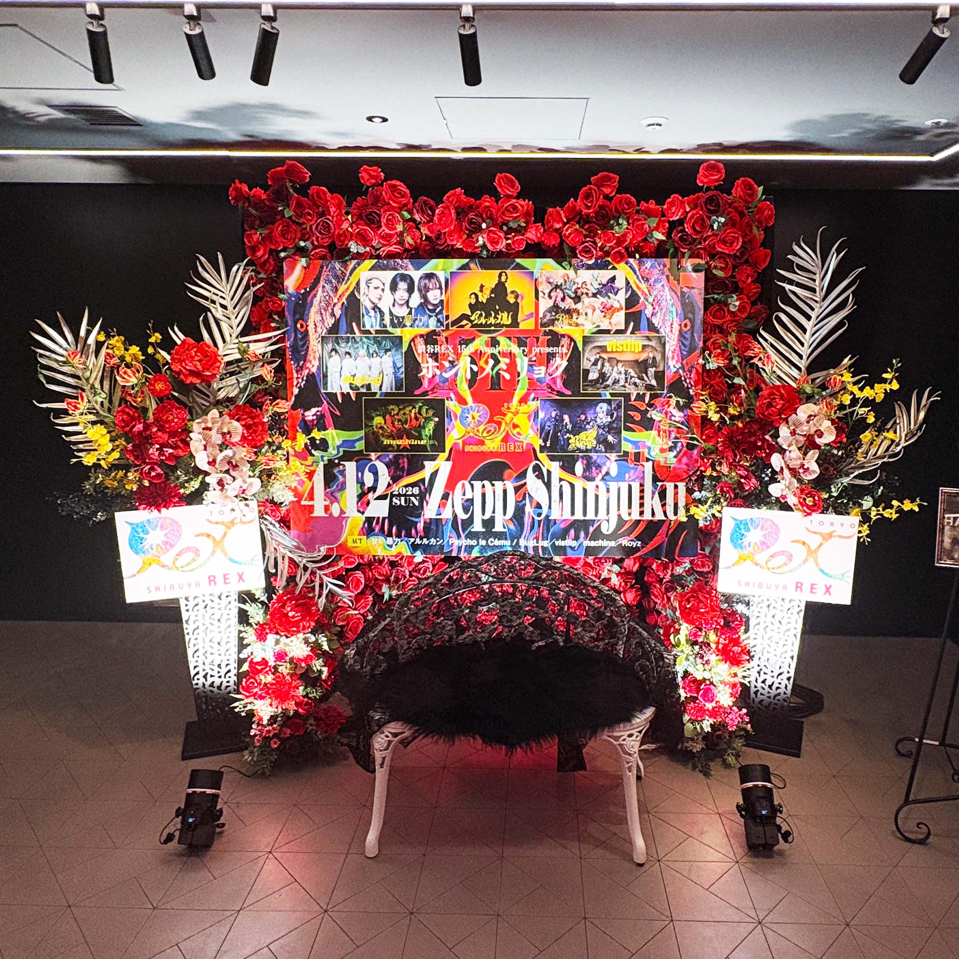 フォトスポット制作・空間演出の施工事例（ライブ会場・展示会・撮影美術）