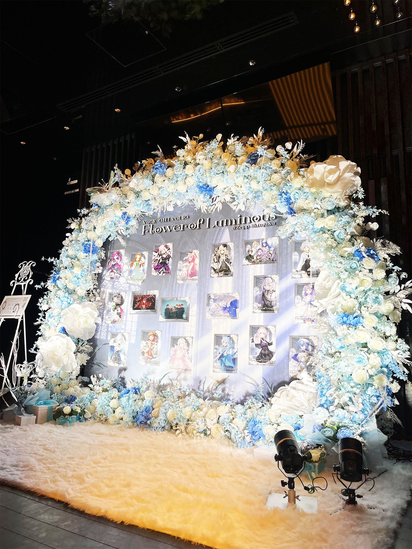 フォトスポット制作・空間演出の施工事例（ライブ会場・展示会・撮影美術）
