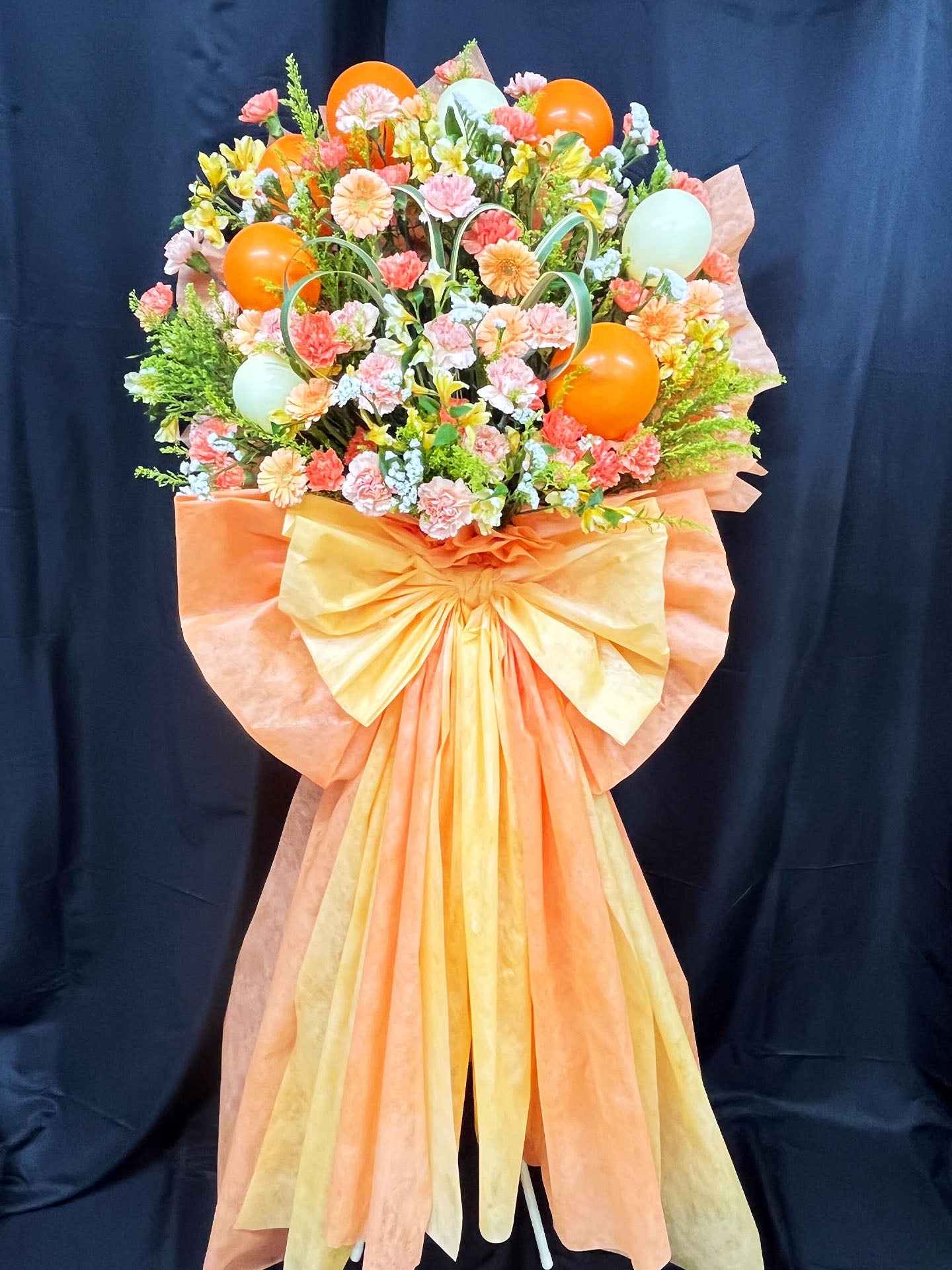 [Re:Stand] オレンジカラー スタンド花