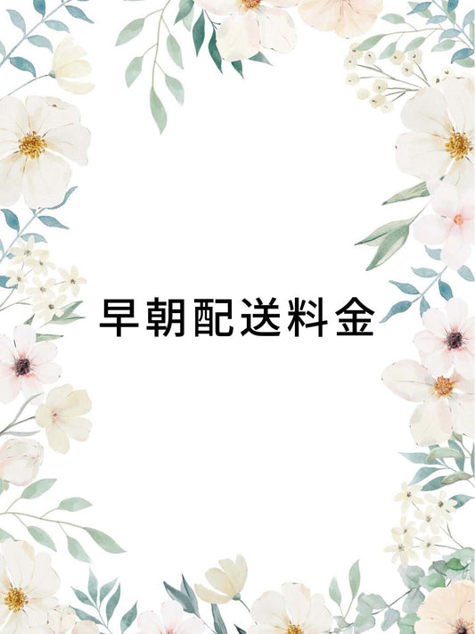 早朝配送料金（8:00〜10:00）