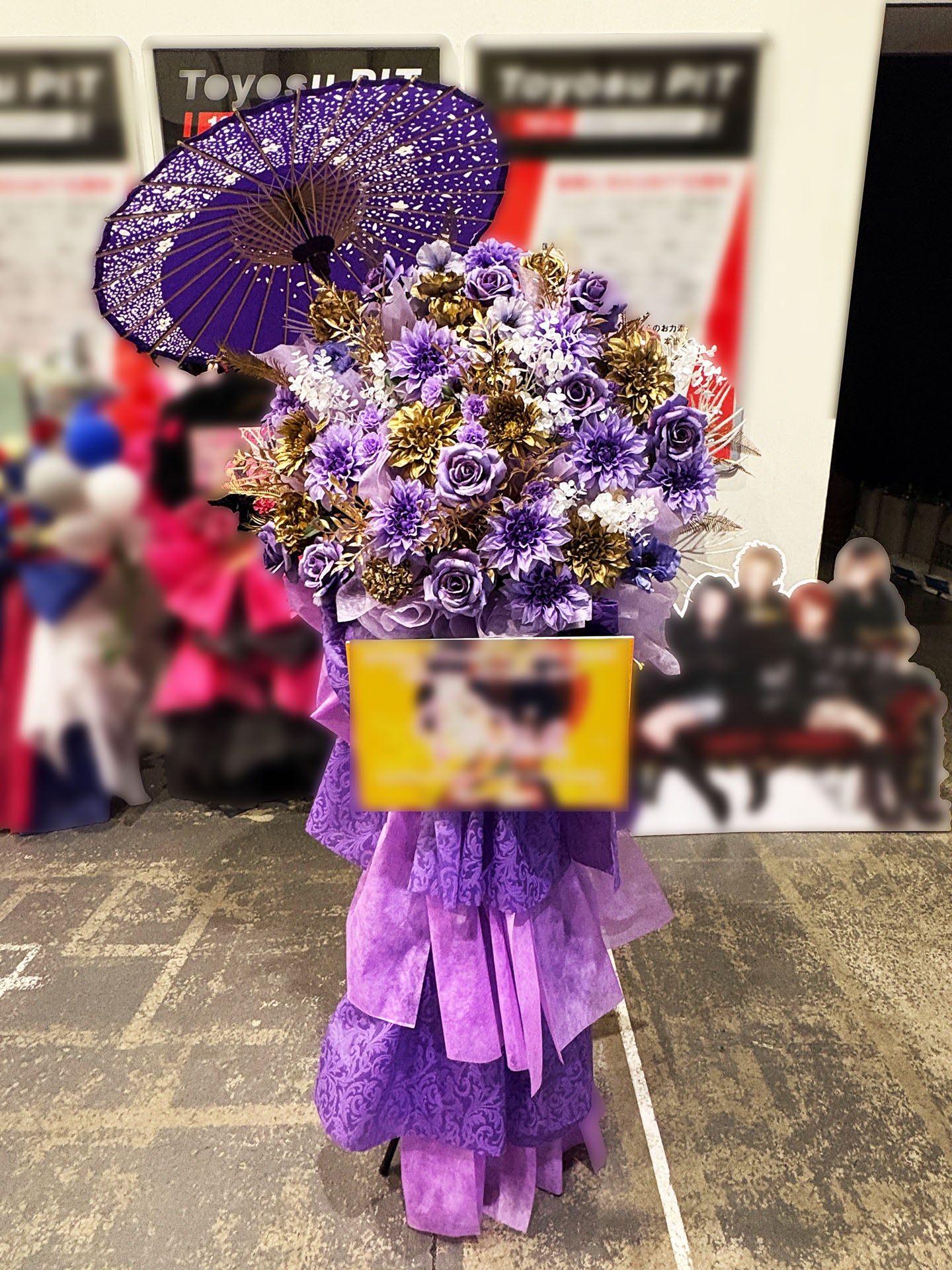 豊洲PITへお届けしたオーダーメイドのフラワースタンド｜HANA GARDEN TOKYO