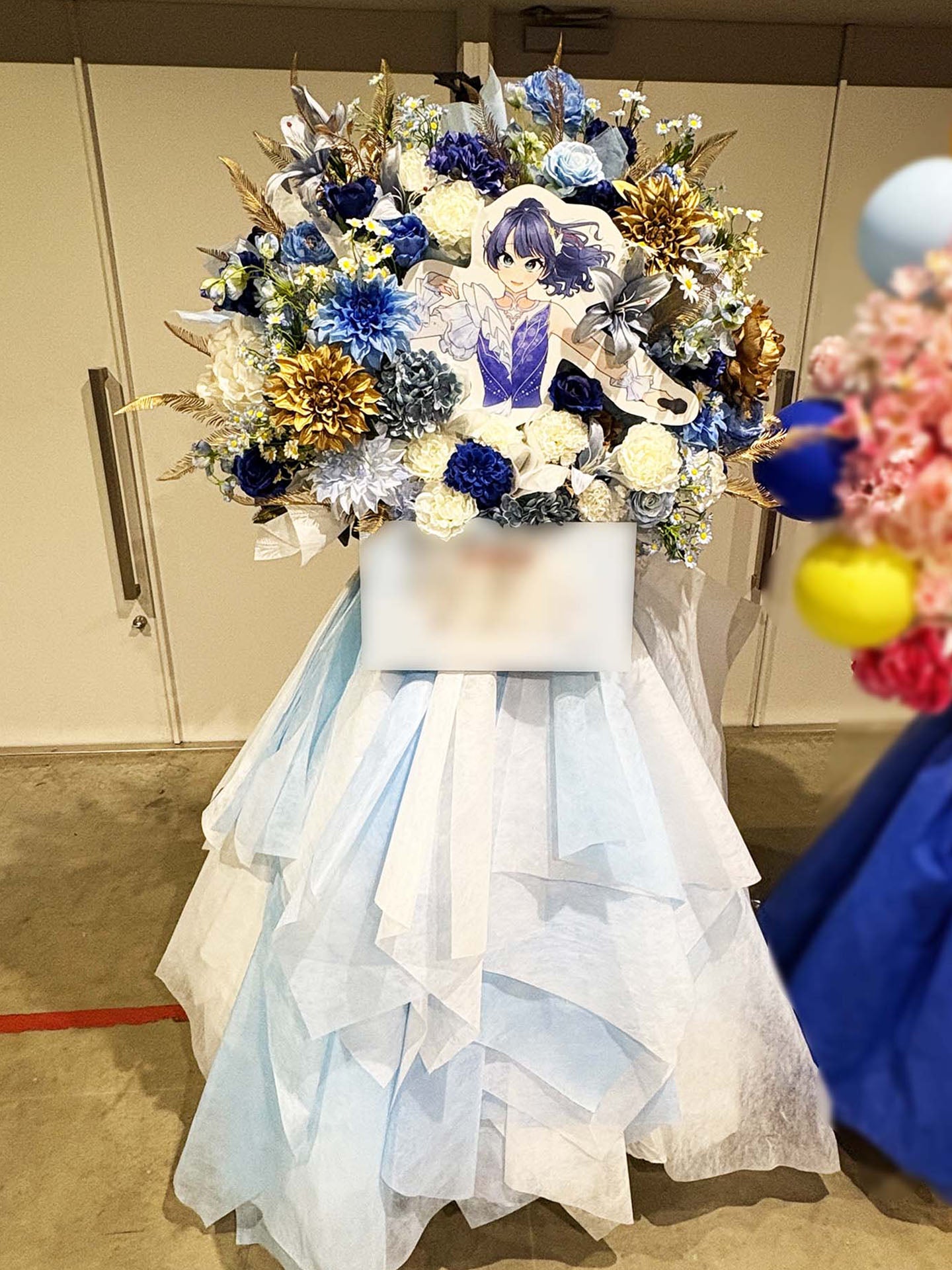 ぴあアリーナMMへお届けしたオーダーメイドのフラワースタンド｜HANA GARDEN TOKYO