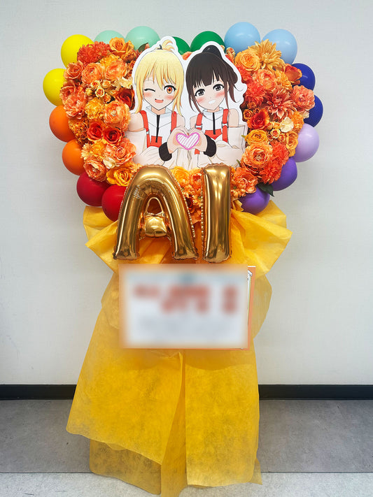 京王アリーナTOKYOへお届けしたオーダーメイドのフラワースタンド｜HANA GARDEN TOKYO