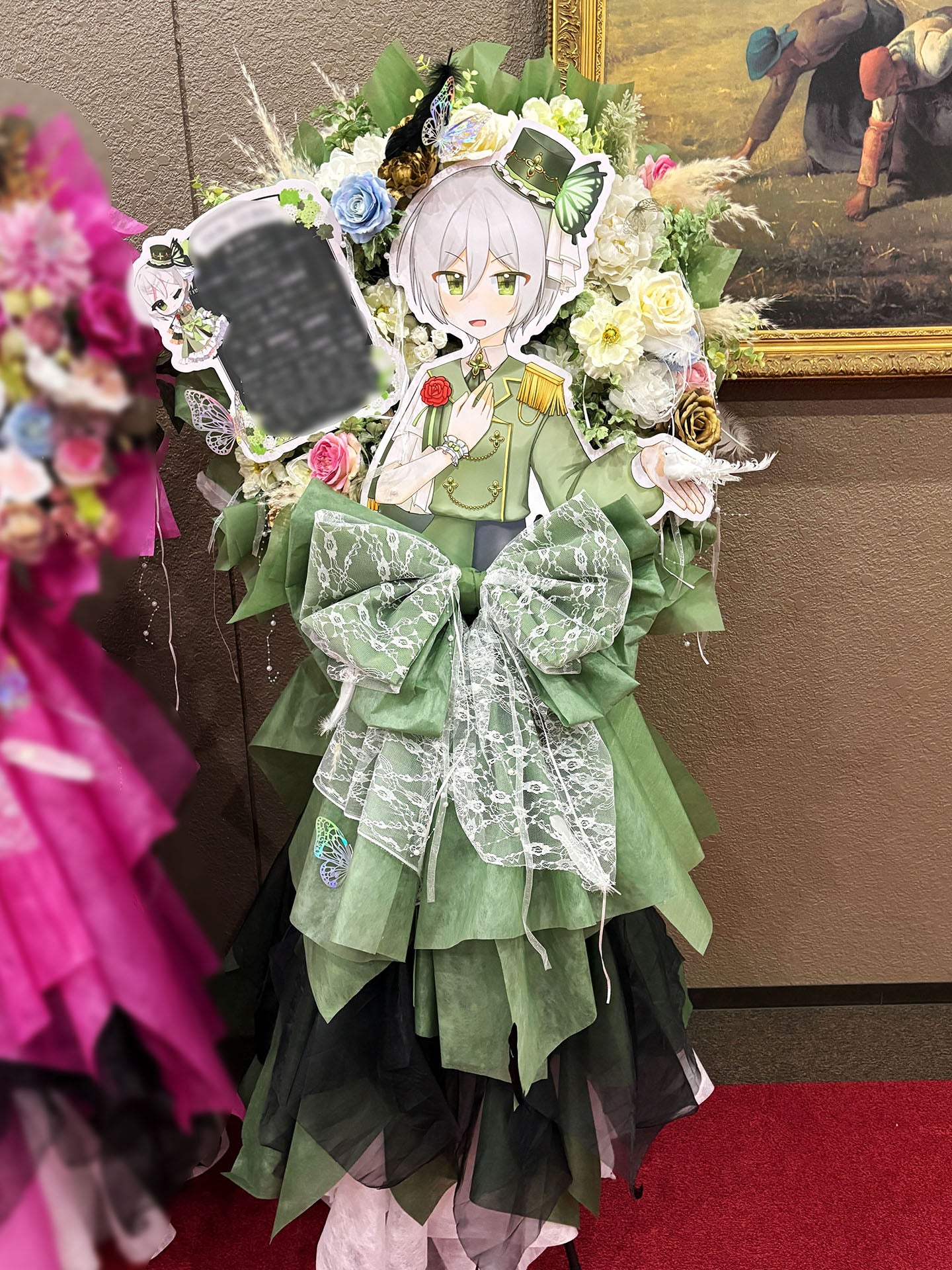 戸田市文化会館へお届けしたオーダーメイドのフラワースタンド｜HANA GARDEN TOKYO