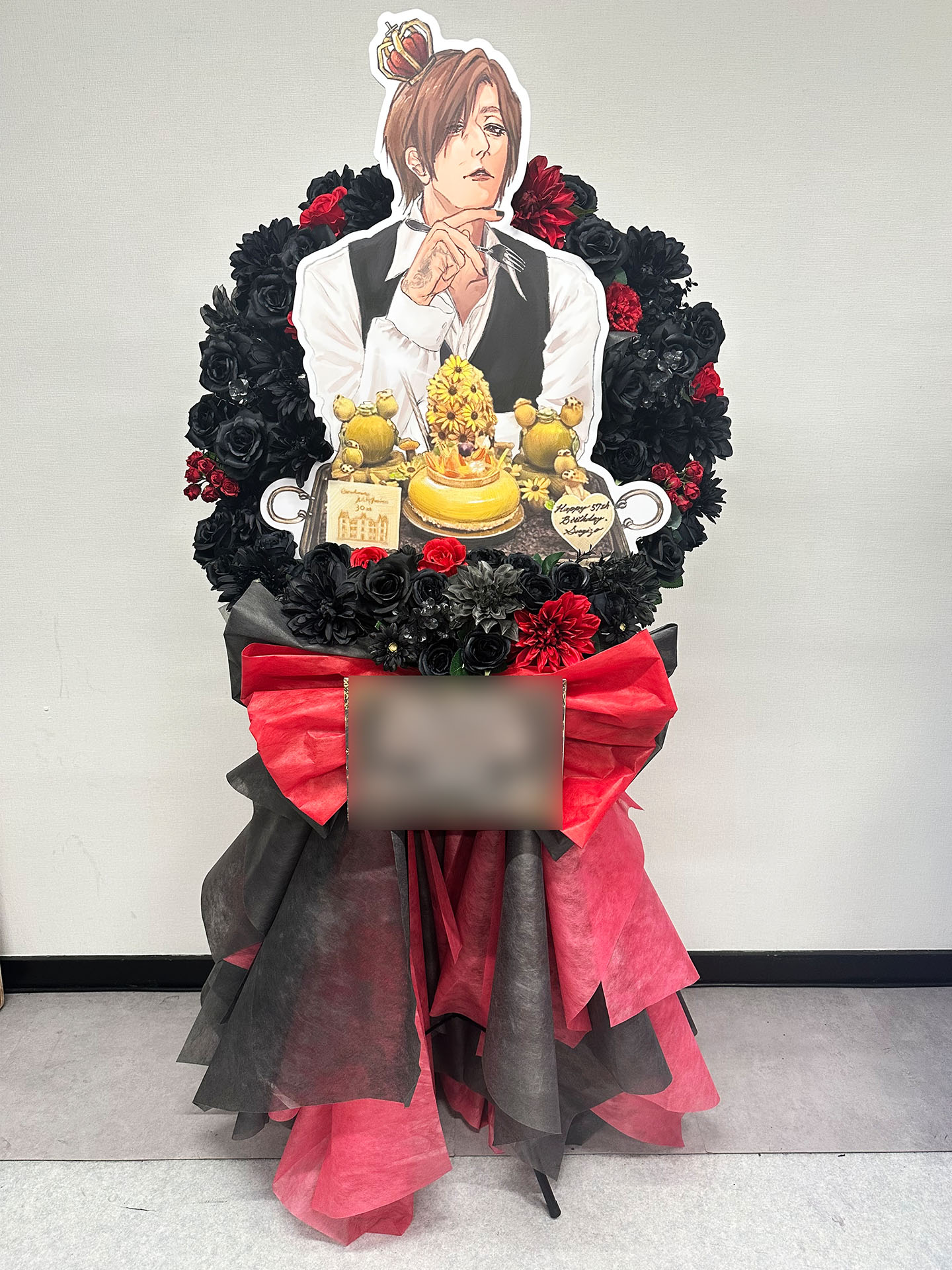 俺のフレンチ グランメゾン TOKYOへお届けしたオーダーメイドのフラワースタンド｜HANA GARDEN TOKYO
