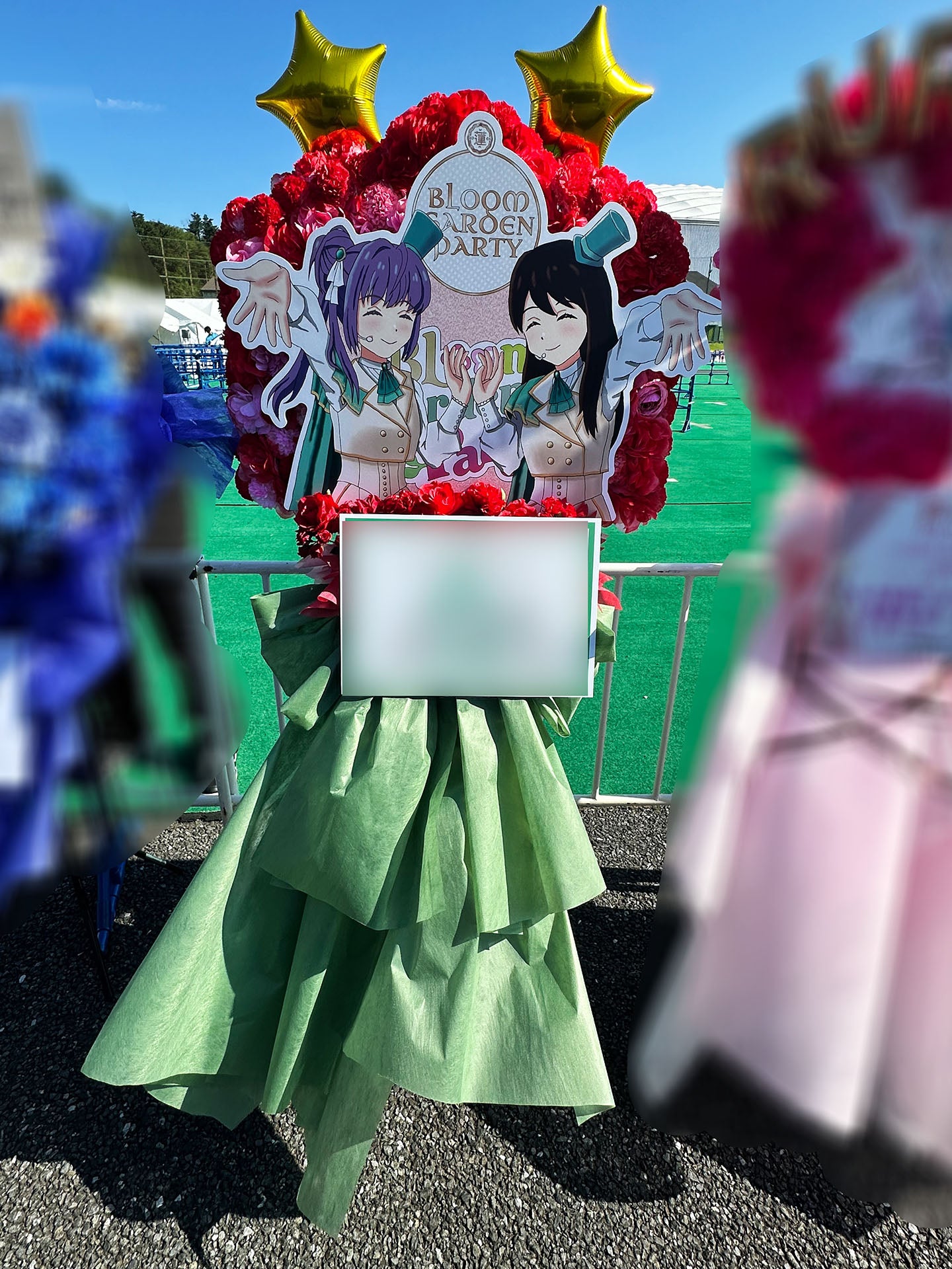 ベルーナドームへお届けしたオーダーメイドのフラワースタンド｜HANA GARDEN TOKYO