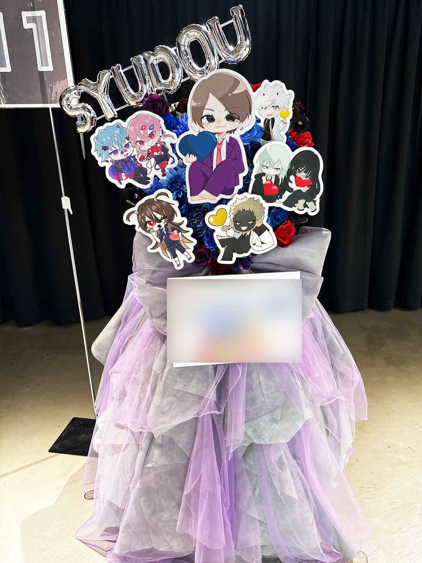 TOYOTA ARENA TOKYOへお届けしたオーダーメイドのフラワースタンド｜HANA GARDEN TOKYO