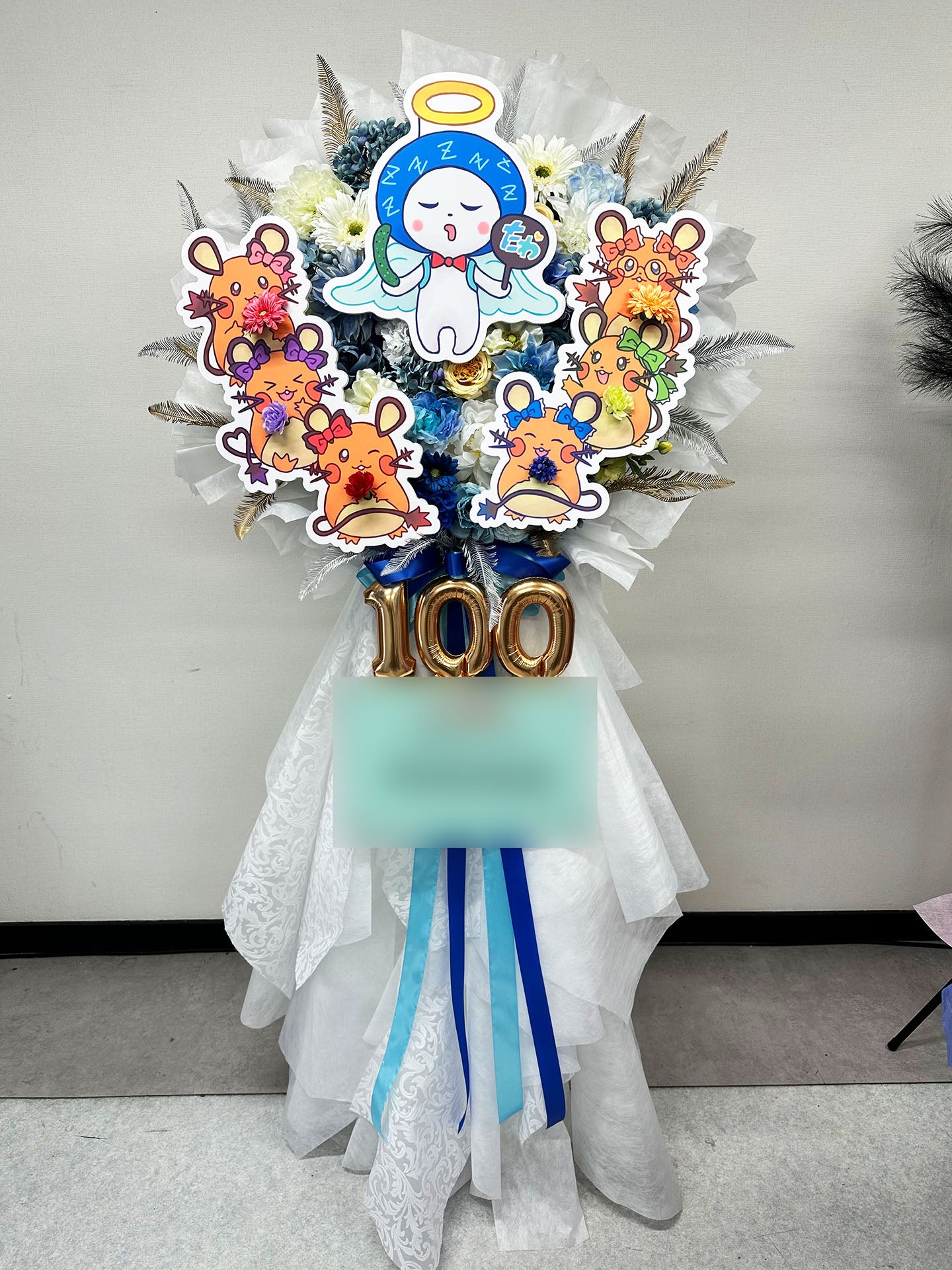 時事通信ホールへお届けしたオーダーメイドのフラワースタンド｜HANA GARDEN TOKYO