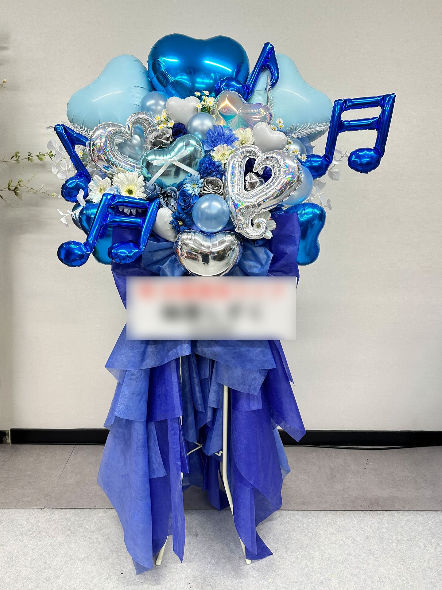 白金高輪SELENE STUDIO SELENE b2 セレネへお届けしたオーダーメイドのフラワースタンド｜HANA GARDEN TOKYO