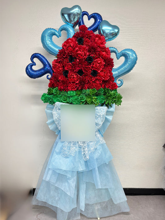 めぐろパーシモンホールへお届けしたオーダーメイドのフラワースタンド｜HANA GARDEN TOKYO