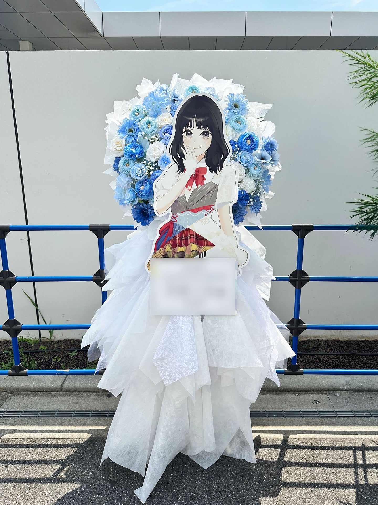 Zepp Hanedaへお届けしたオーダーメイドのフラワースタンド｜HANA GARDEN TOKYO