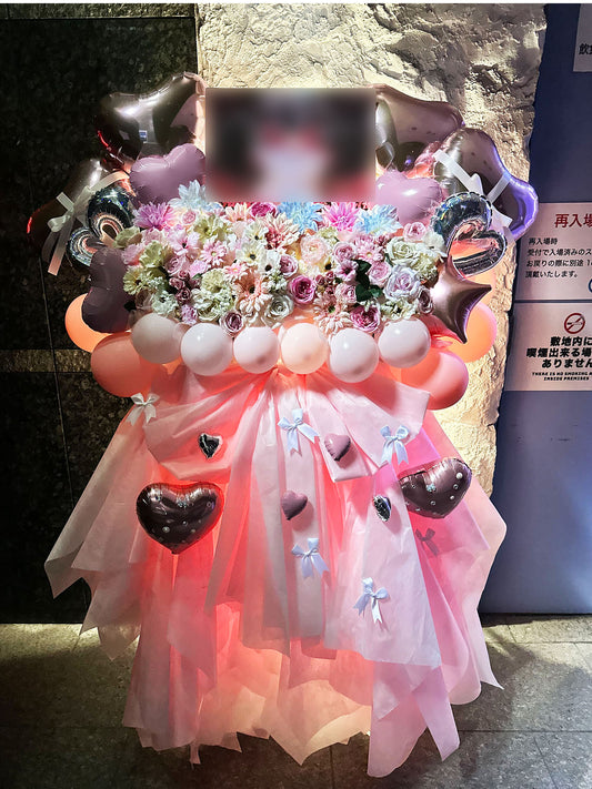 恵比寿CreAtoへお届けしたオーダーメイドのフラワースタンド｜HANA GARDEN TOKYO