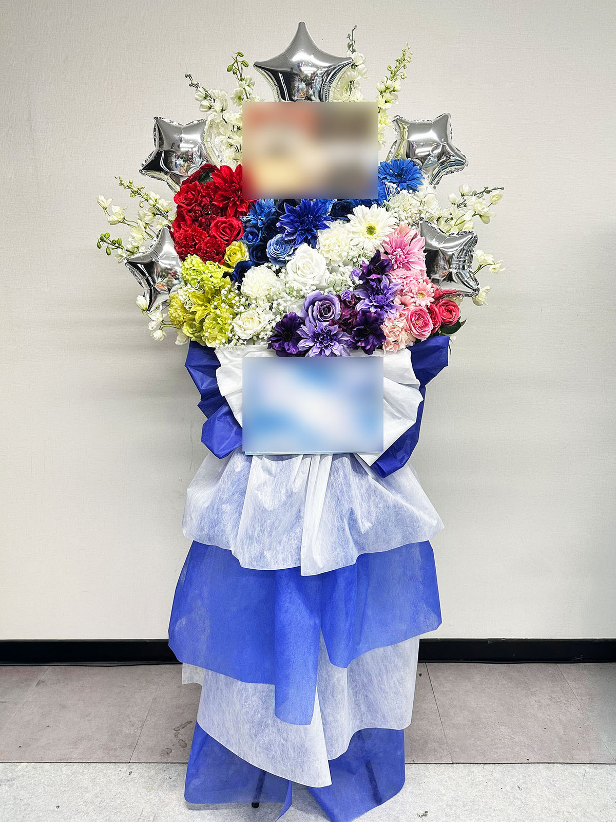 せたがやイーグレットホールへお届けしたオーダーメイドのフラワースタンド｜HANA GARDEN TOKYO