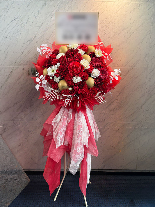 天空劇場へお届けしたオーダーメイドのフラワースタンド｜HANA GARDEN TOKYO