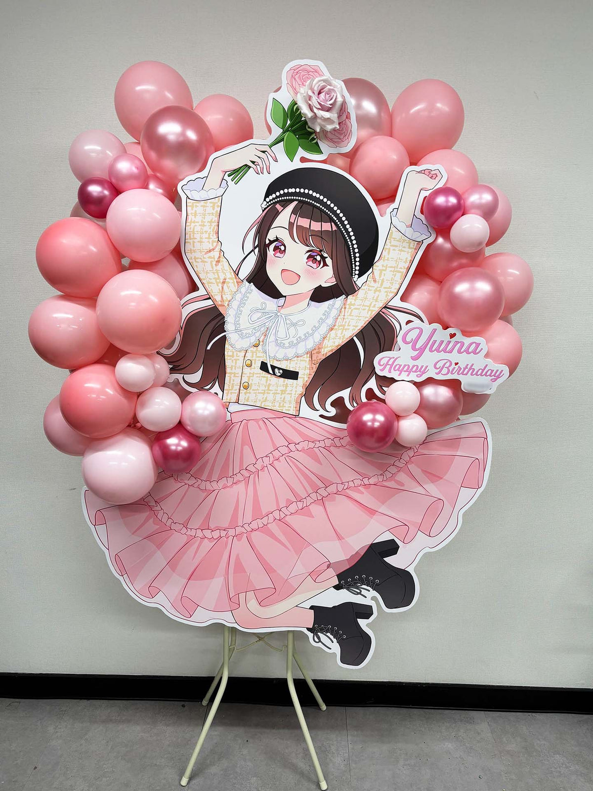 日本教育会館 一ツ橋ホールへお届けしたオーダーメイドのフラワースタンド｜HANA GARDEN TOKYO