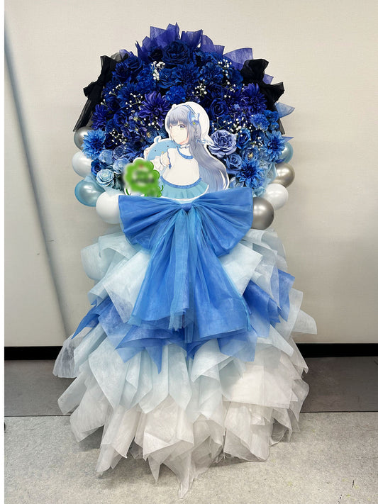 クリームライブ浅草へお届けしたオーダーメイドのフラワースタンド｜HANA GARDEN TOKYO