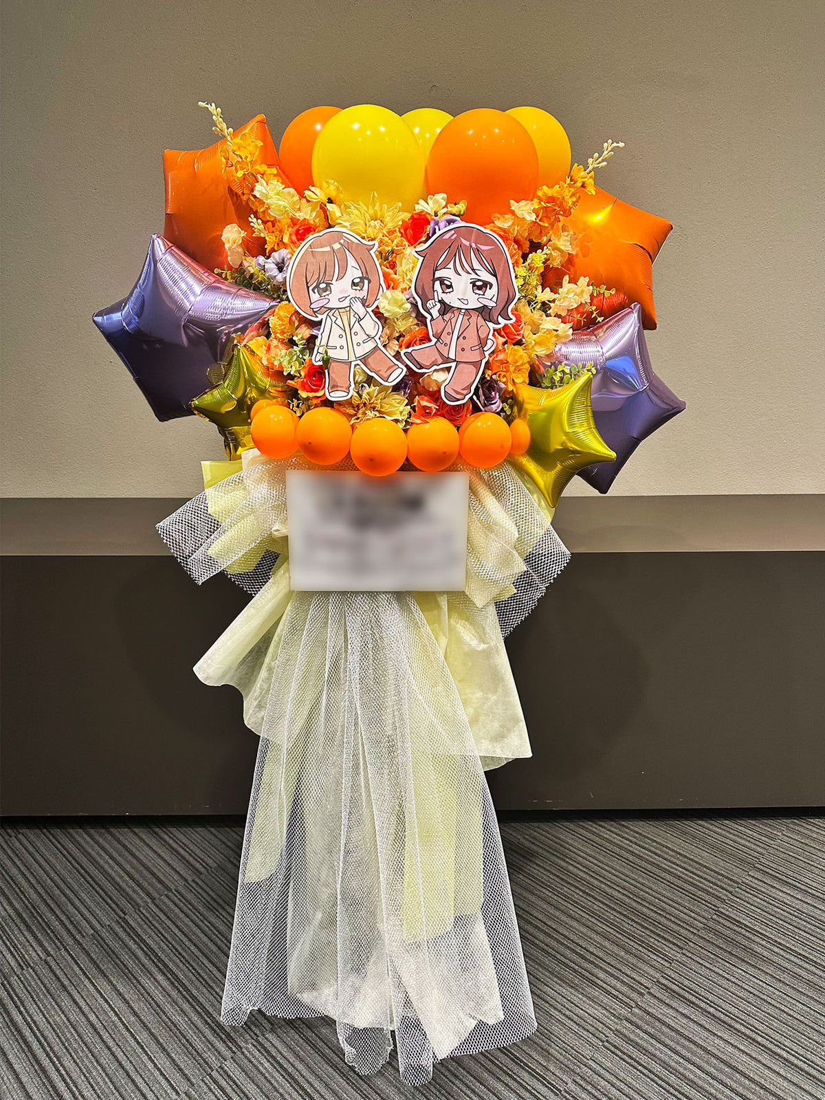 草月ホールへお届けしたオーダーメイドのフラワースタンド｜HANA GARDEN TOKYO