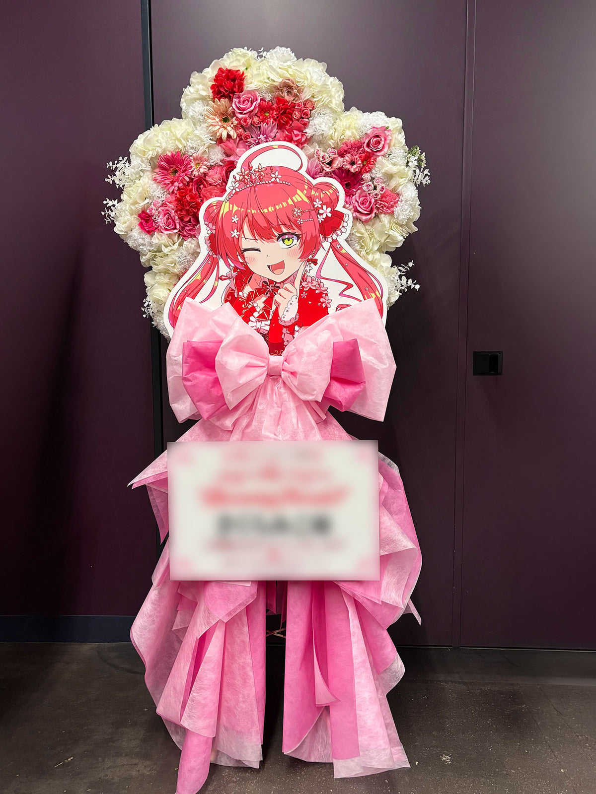 Kアリーナ横浜へお届けしたオーダーメイドのフラワースタンド｜HANA GARDEN TOKYO