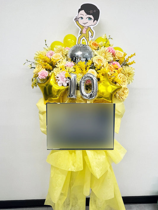 HANA GARDEN TOKYOのオーダーメイドスタンド花事例｜ライブや公演を彩るオリジナルデザイン